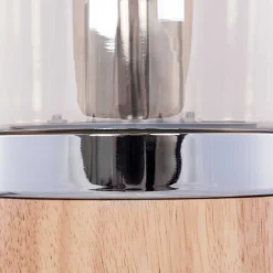 14x33x14 cm Tischlampe mit Glas Glocke - Ciudada