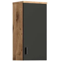 37x75x25 cm 1-türiger Bad Oberschrank modern - Steikun