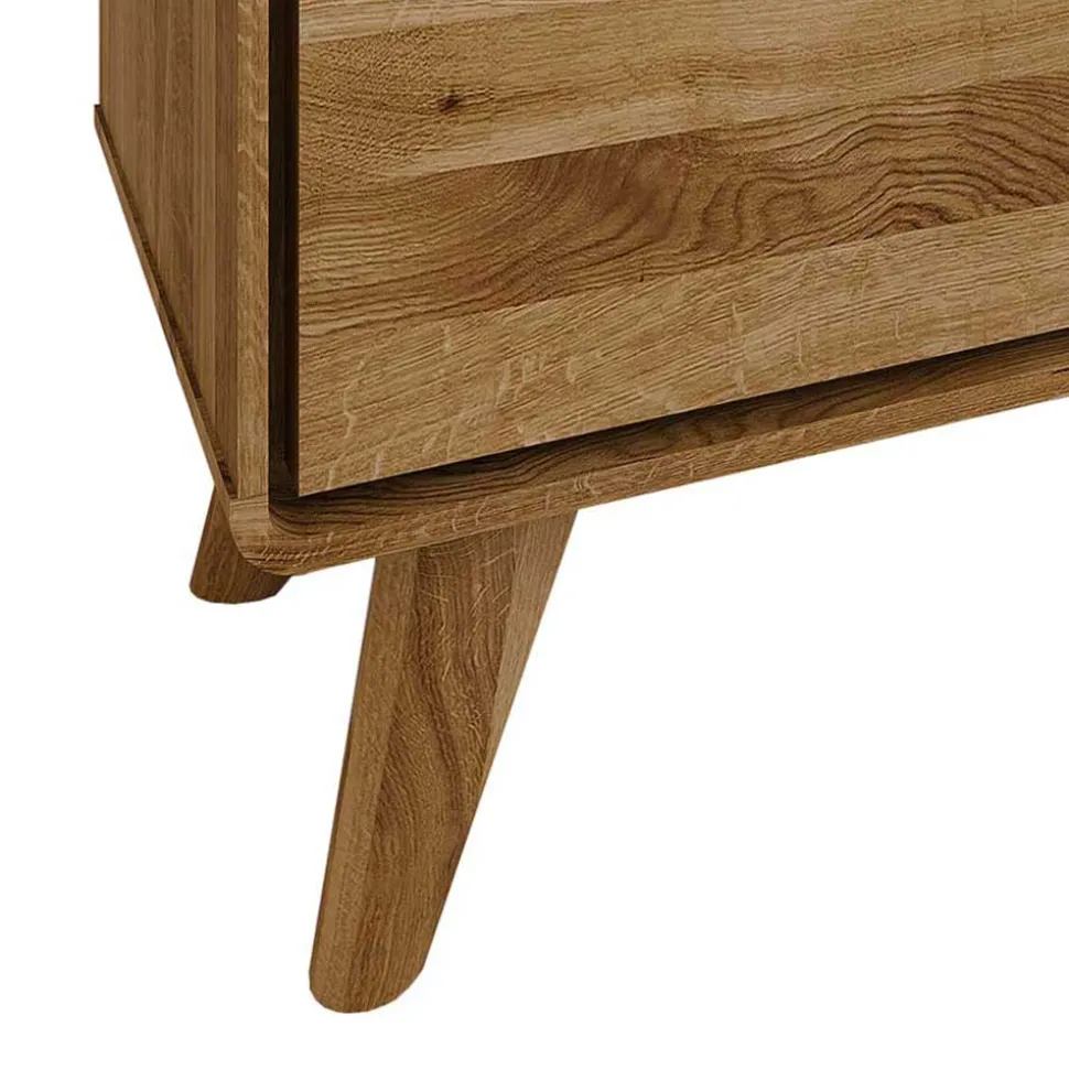 120x48x40 cm Wildeiche TV Element mit Tür - Eavy