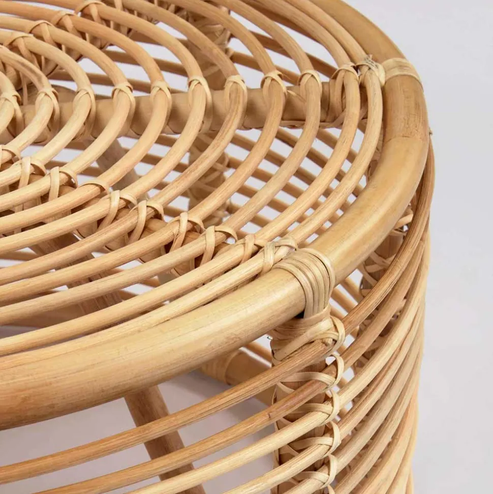 66x36x66 Couchtisch aus Rattan Geflecht - Phildel