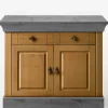 108x85x45 Country Kommode in Kiefer Lauge & Grau - Eshelas