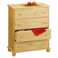 80x102x43 Country Style Kommode mit Kugelfüßen - Kascanu