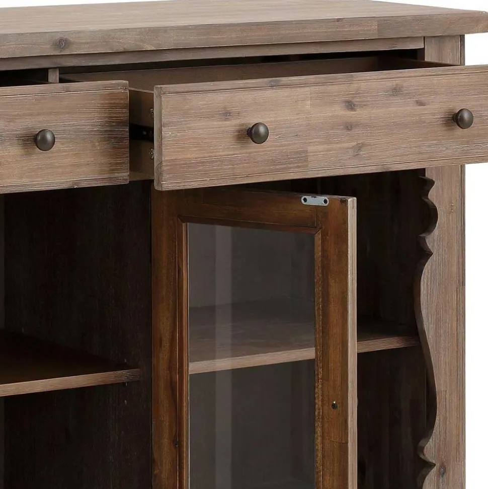 156x99x48 Design Anrichte im Vintage Look - Veier