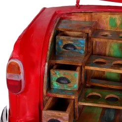 168x80x72 Design Bar Schrank in Auto Optik - Rabbia