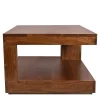 90x40x60 Design Couchtisch aus massivem Holz - Macherie