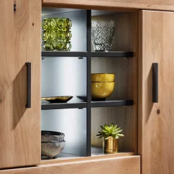 104x123x37 Design Highboard aus Holz & MDF - Assela