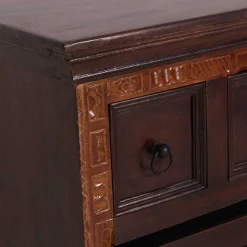 78x85x48 Design Küchenwagen aus Recyclingholz - Solapura