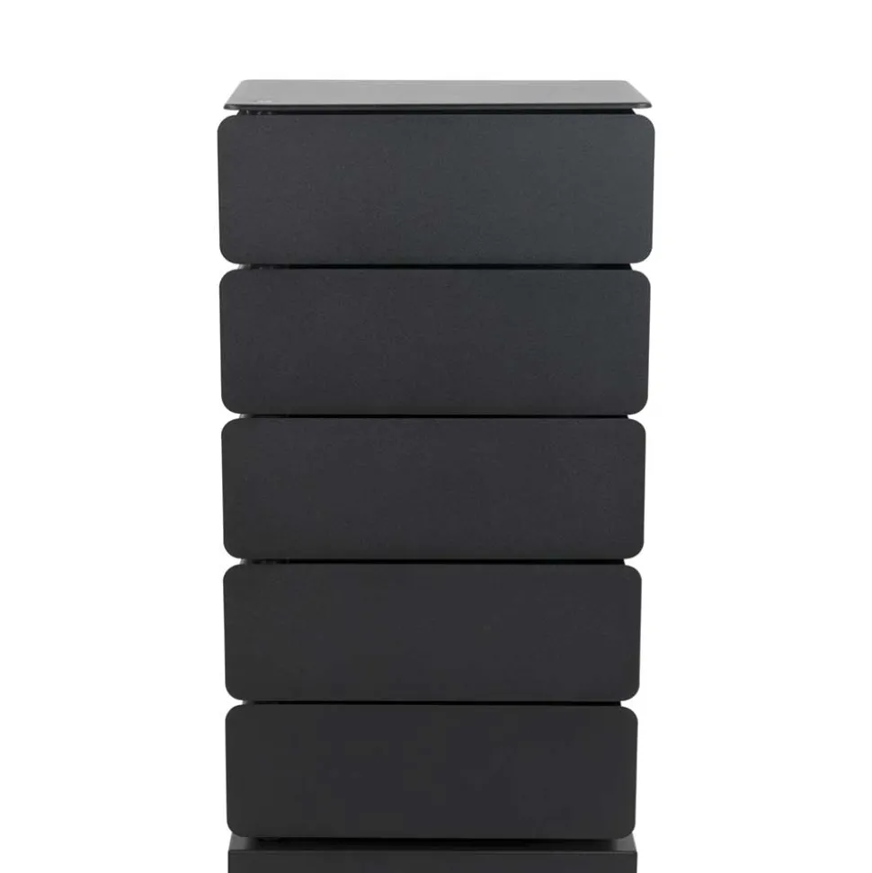 37x73x26 Design Kommode mit fünf Schubladen - Locoro