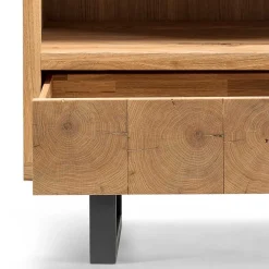 90x160x45 Design Regal aus Asteiche - Ventida