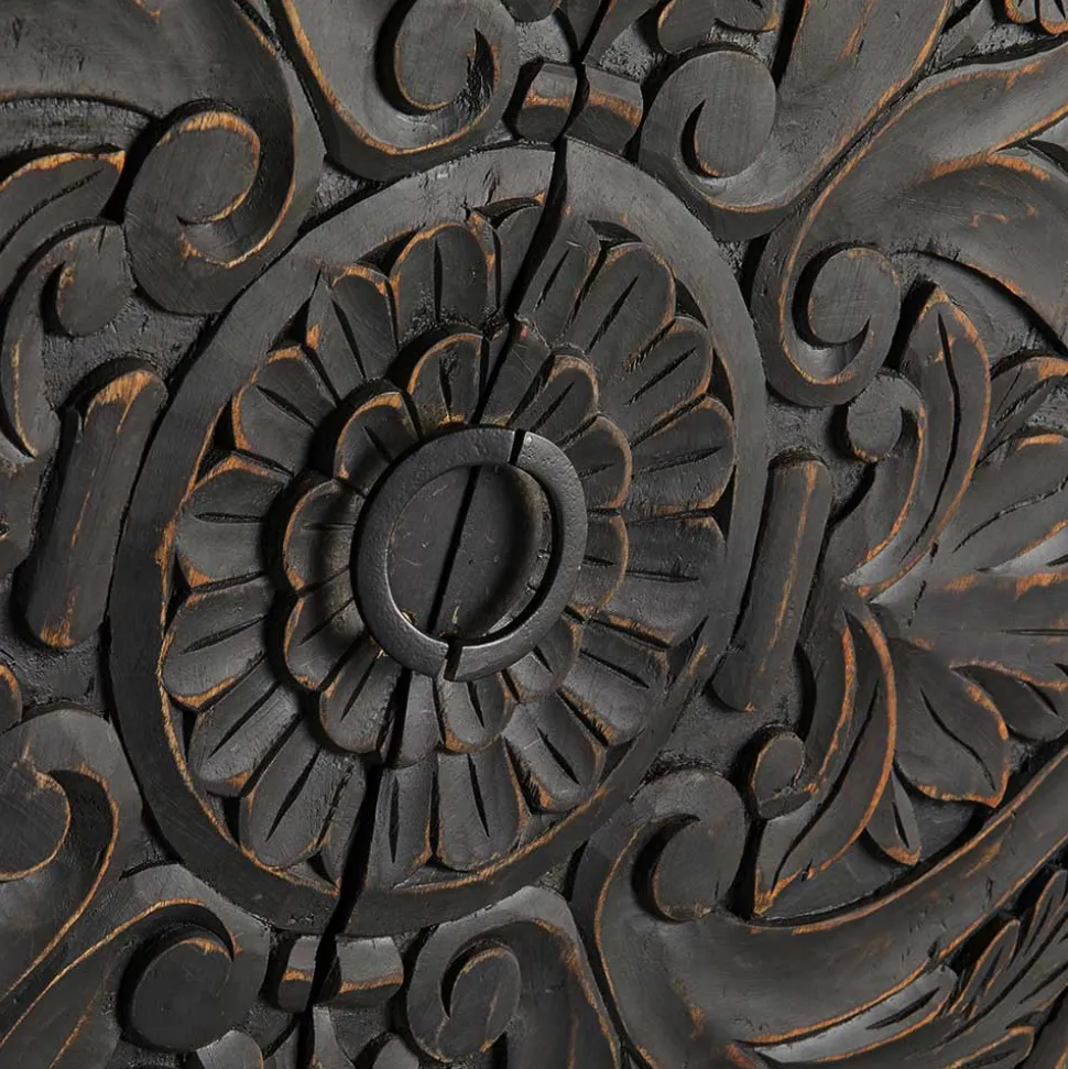 110x190x45 Design Schrank mit Schnitzereien - Jenn