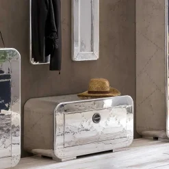 85x45x40 Design Schuhschrank mit Klappe - Pilot