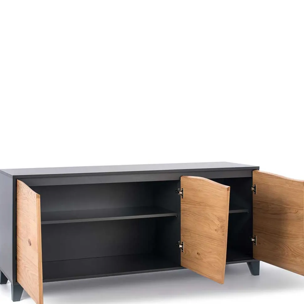 165x76x47 Design Sideboard mit drei Türen - Eric