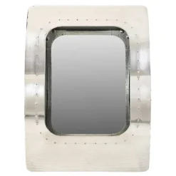 53x70x22 Design Spiegel mit Flugzeug Flair - Pilot