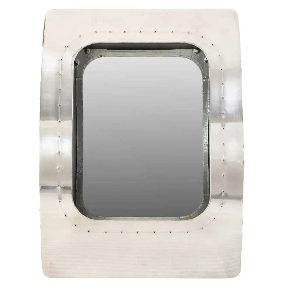 53x70x22 Design Spiegel mit Flugzeug Flair - Pilot