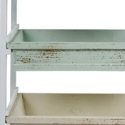 54x86x32 Designer Regal aus Kiefer im Shabby Chic - Caprera