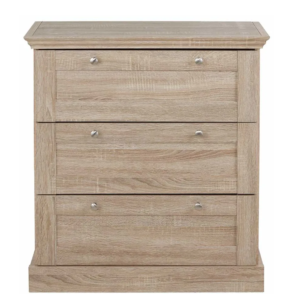 75x80x35 Dielenkommode in Holznachbildung Eiche - Onjedda