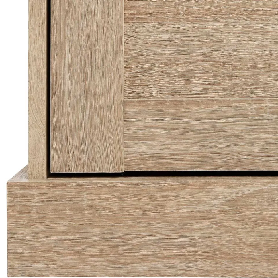 75x80x35 Dielenkommode in Holznachbildung Eiche - Onjedda