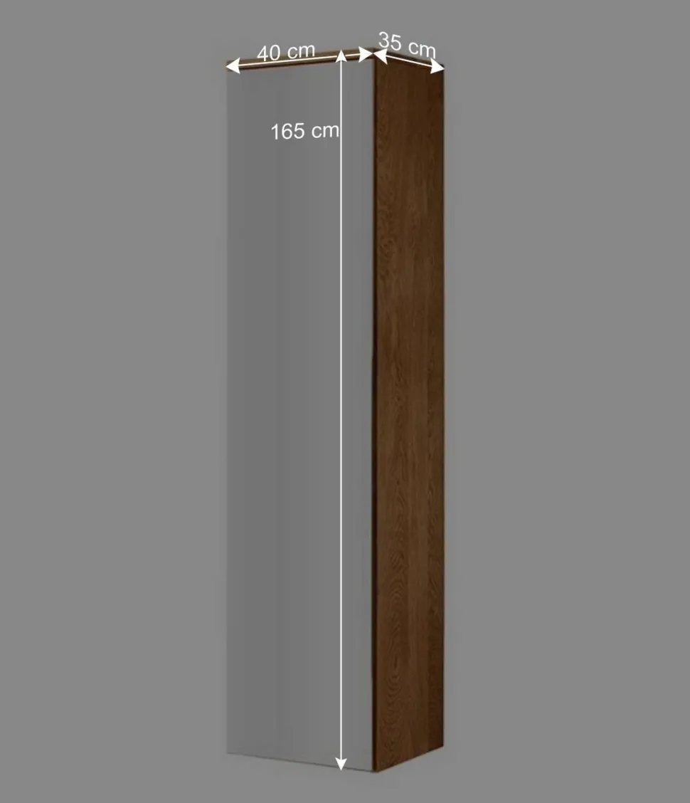 40x165x35 Dielenschrank für die Wandmontage - Sotunes