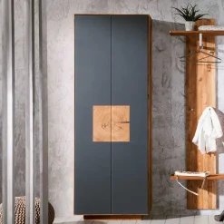 72x198x37 Dielenschrank in Anthrazit - Mandrey