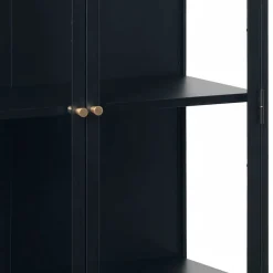 90x190x40 Doppeltür Vitrine aus Metall - Butoaie