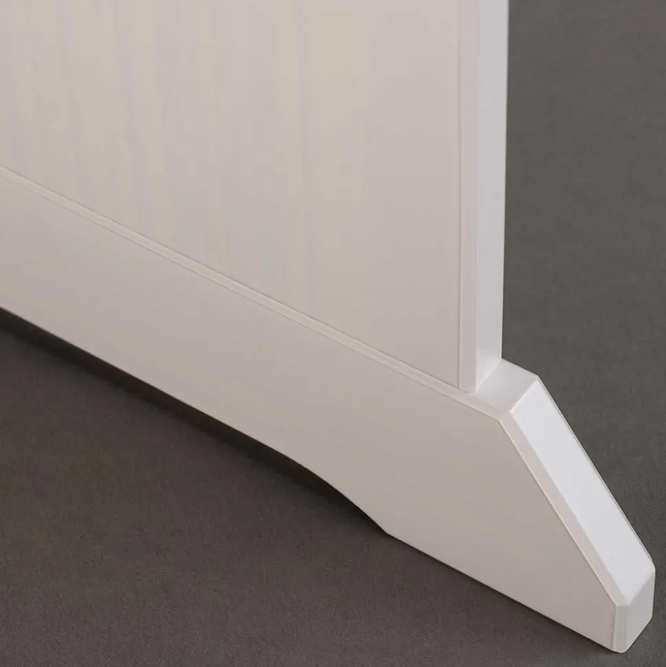 110x45x37 Esszimmerbank in Weiß & Braun - Vatina