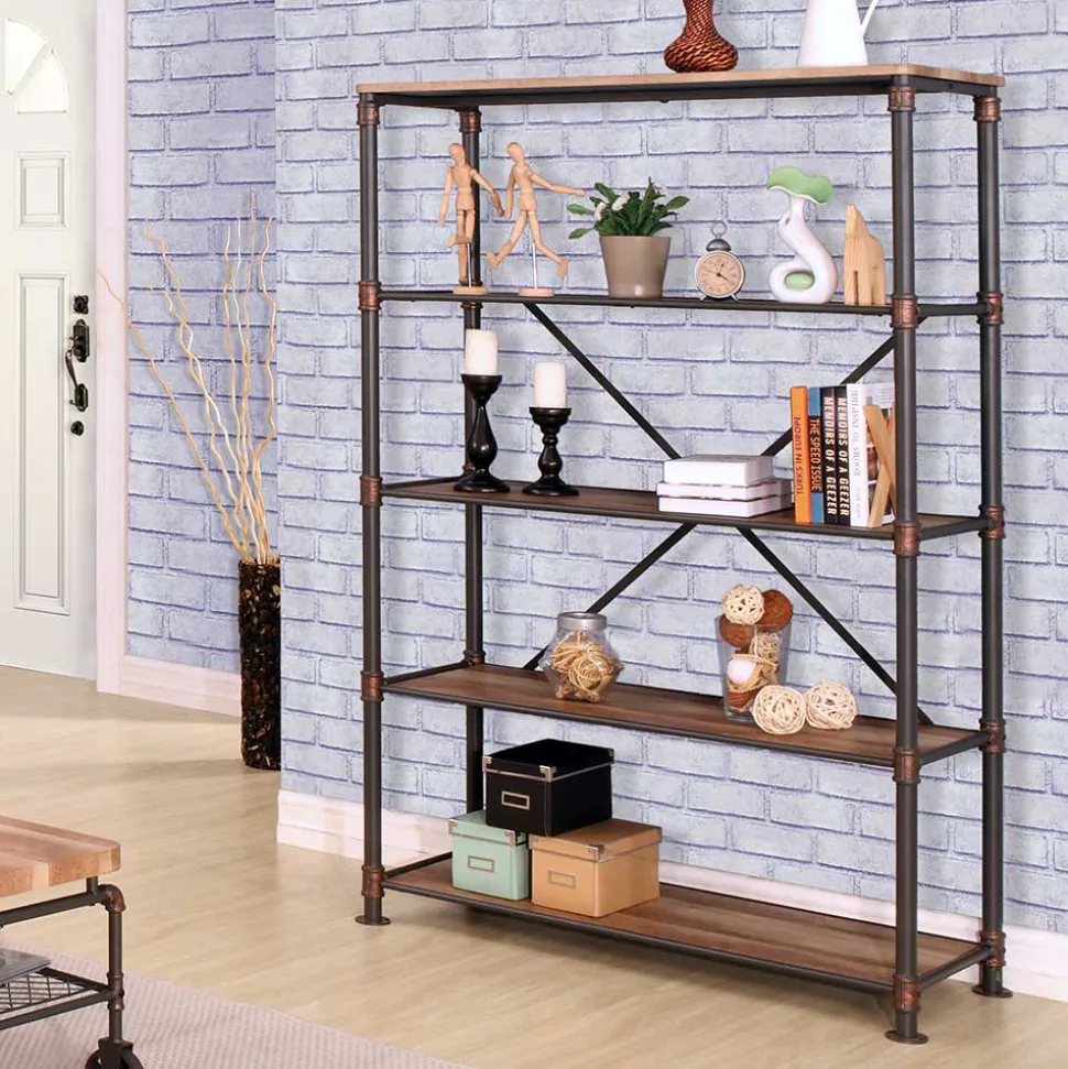 124x180x50 Factory Regal mit vier Fächern - Nenvia