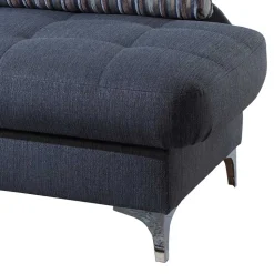 182x79x86 Federkern Schlafsofa in Blau - Curtici