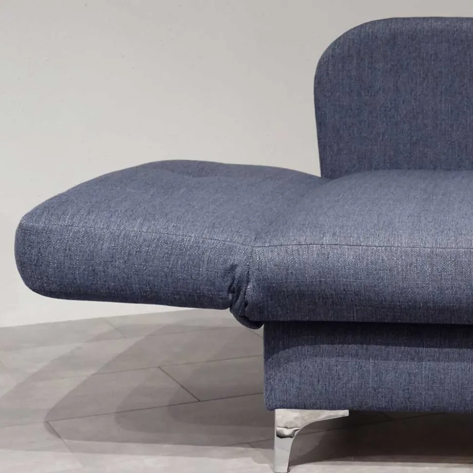182x79x86 Federkern Schlafsofa in Blau - Curtici