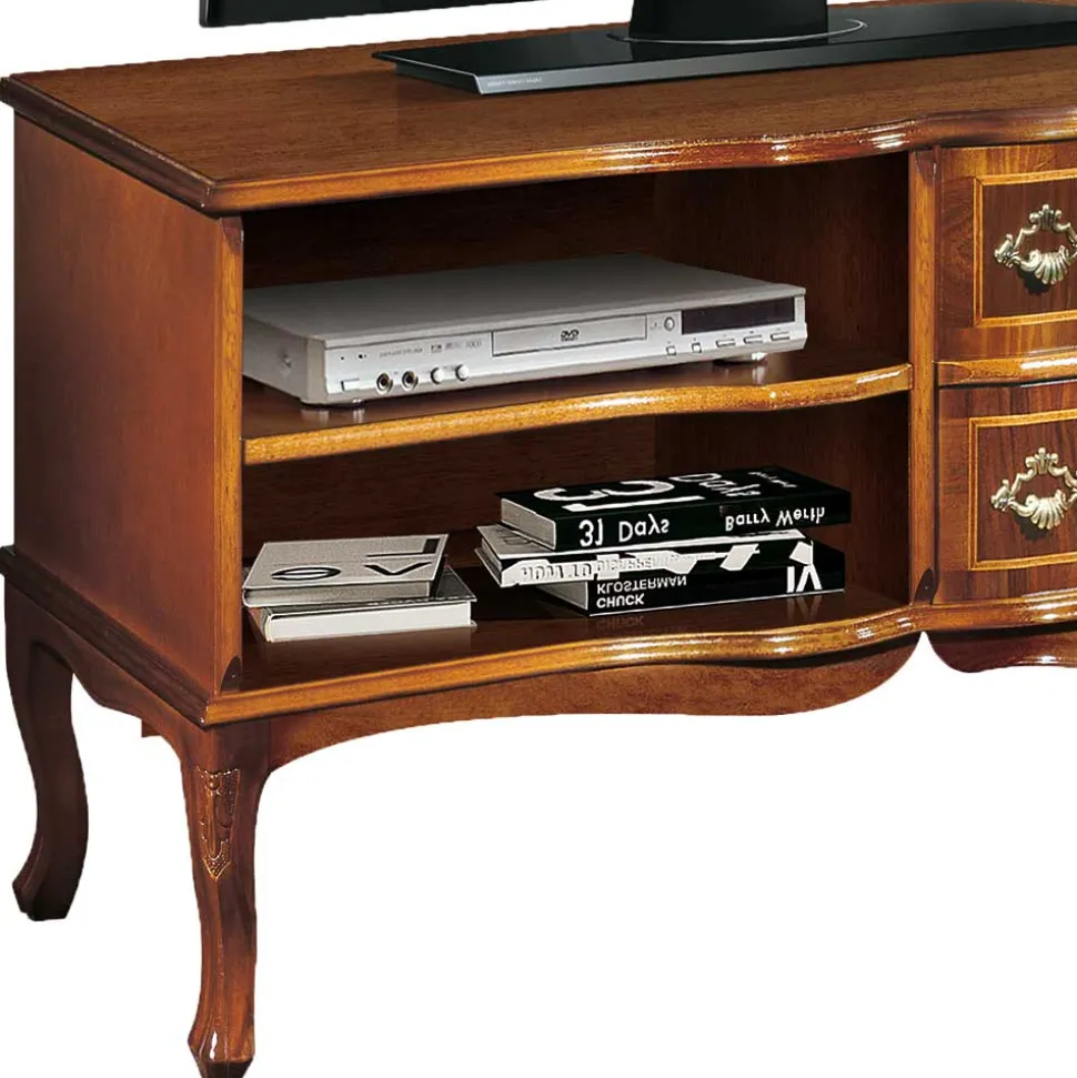 158x60x37 Fernsehunterschrank im Barockstil - Motiz