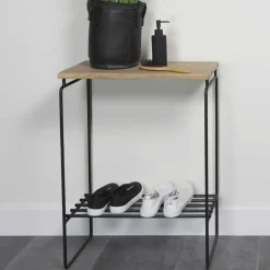 57x79x30 Flur Konsolentisch mit Schuhablage - Egetaria