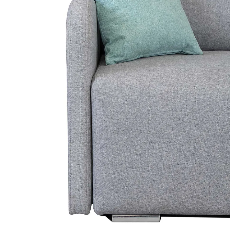 215x95x165 Funktionsecke in Grau - Grandessa