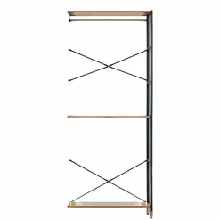 253x210x30 Garderobe - offener Kleiderschrank - Borgetto