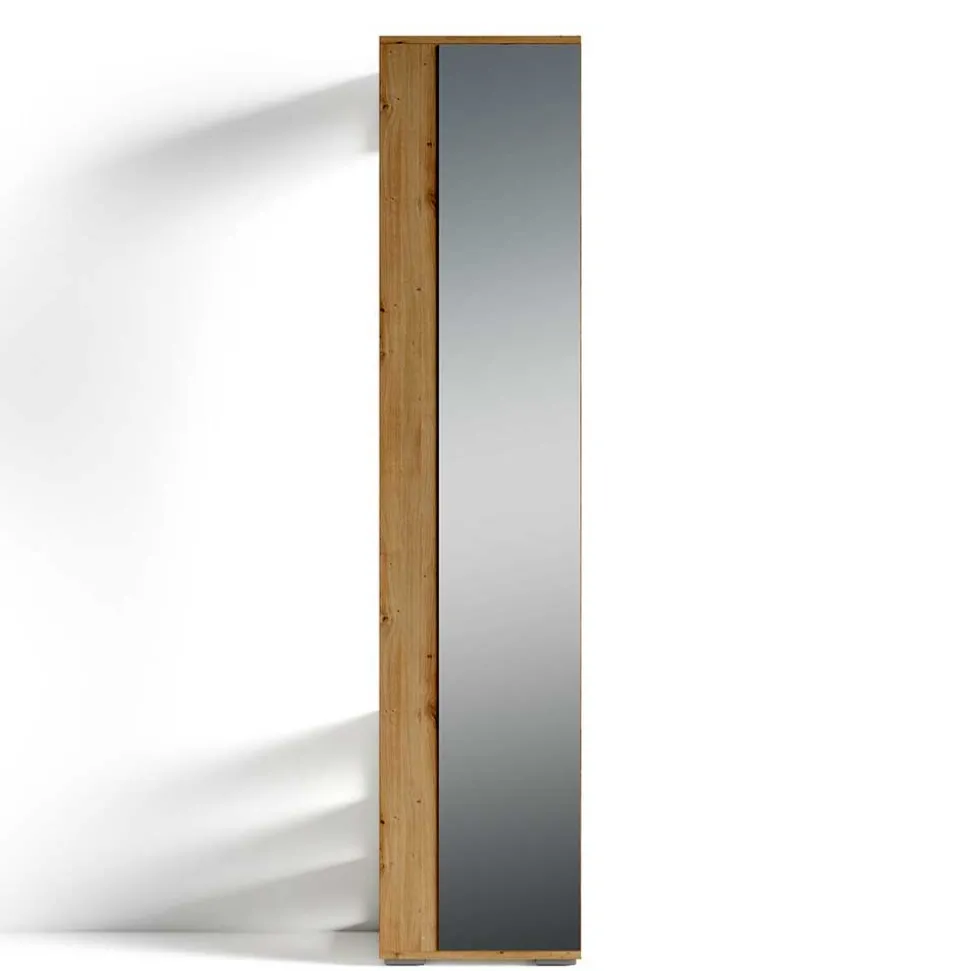 40x184x35 Garderobe mit Spiegel und Schuhablage - Vilataras