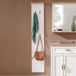 41x195x9 Garderobenpaneel mit 4 festen Haken - Nurelcas