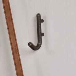 41x195x9 Garderobenpaneel mit 4 festen Haken - Nurelcas