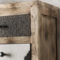 115x103x36 Große Kommode aus Recyclingholz - Calcalero