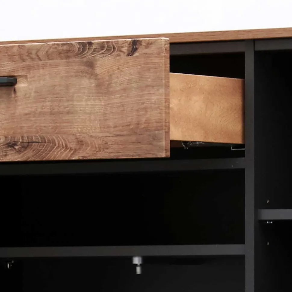 110x148x38 Highboard im Factory Style - Xindus