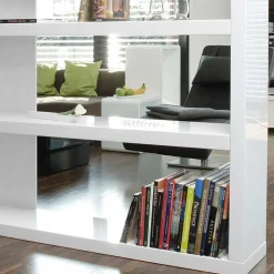 200x200x35 Hochglanz Regal Raumteiler - Sakura