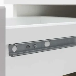 60x59x35 Hochglanz Unterbeckenschrank in Weiß - Vohdan