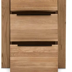 60x141x40 Hochkommode aus Eiche teilmassiv - Nelenia