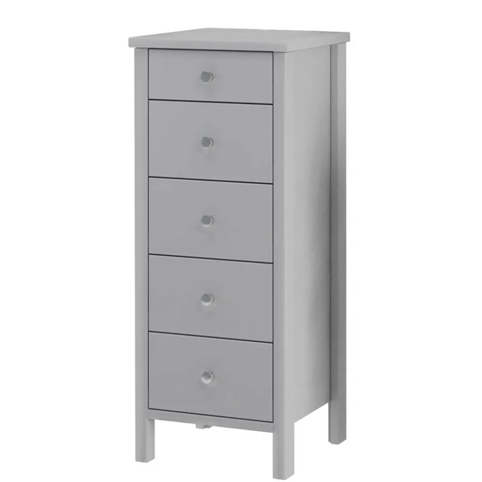 40x106x41 Hochkommode in Grau lackiert - Jessy