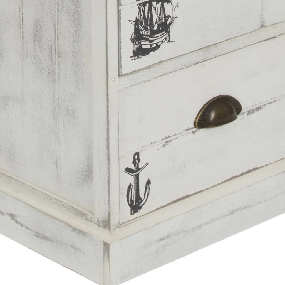 40x104x30 Hochkommode mit maritimen Motiven - Maggiore