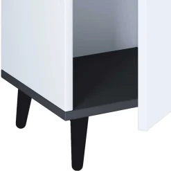 32x97x28 Hochkommode mit Tür & zwei Schubladen - Rondja