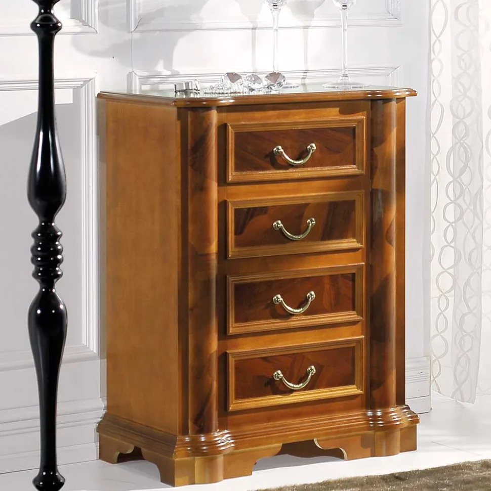 69x87x37 Hochkommode mit vier Schubladen - Palienca