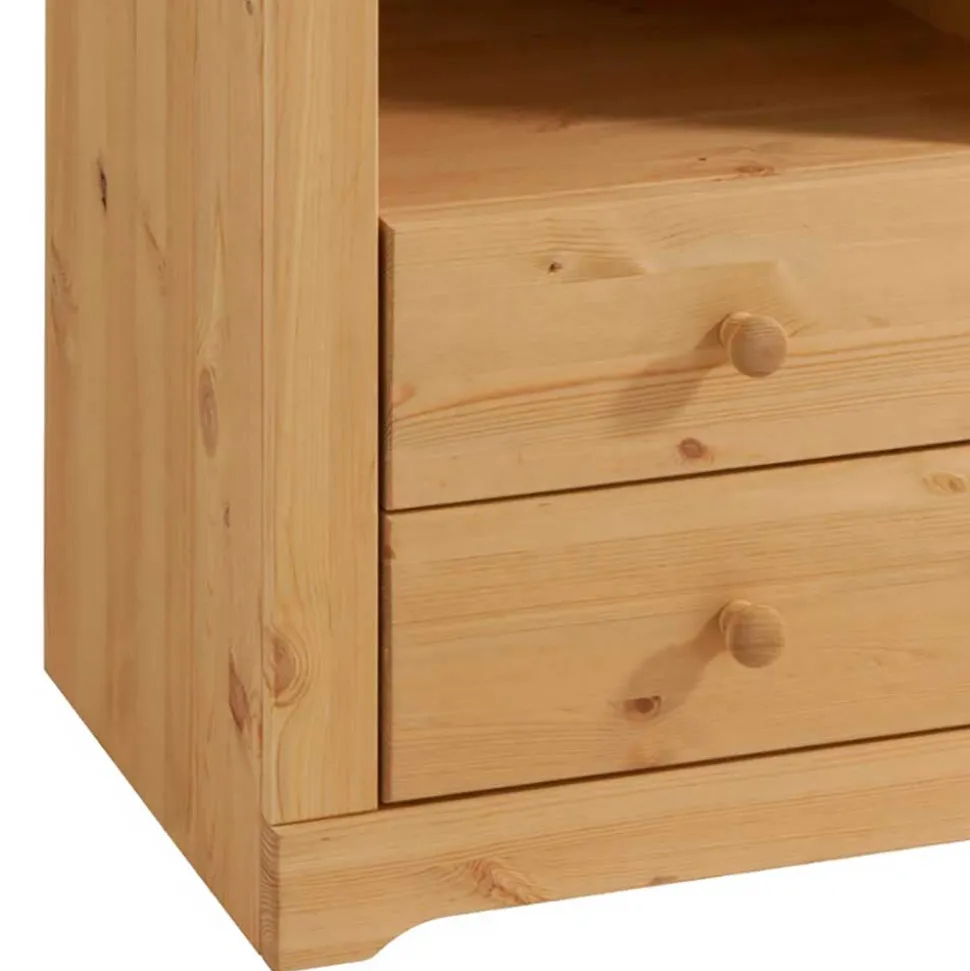 55x100x35 Hochkommode mit zwei Fächern - Silevos