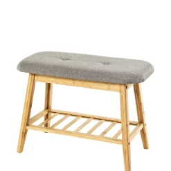 60x44x30 Hocker Bank aus Bambus - Iwarni