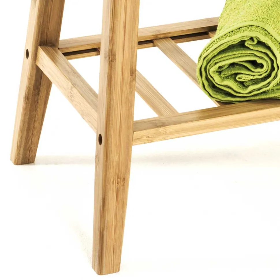 60x44x30 Hocker Bank aus Bambus - Iwarni