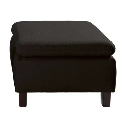 90x43x60 Hocker in Dunkelbraun - Acristodat