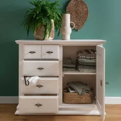 114x94x47 Hohe Kommode im Landhausstil - Beato