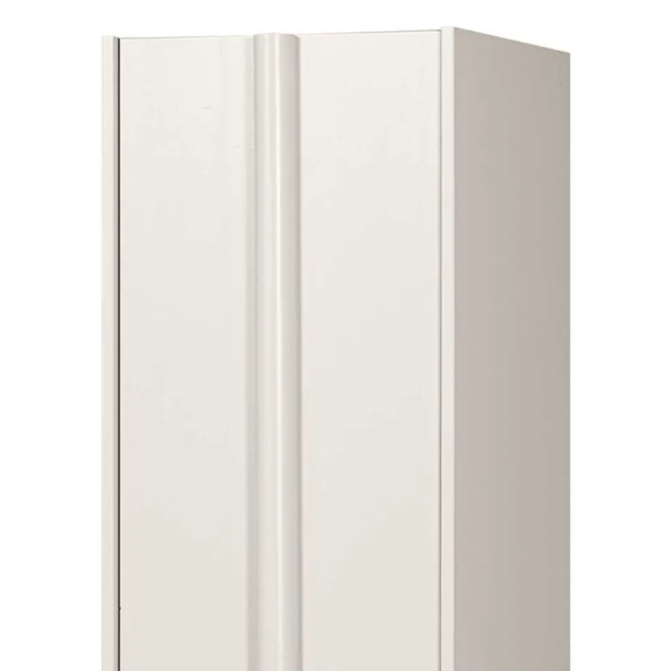 40x210x42 Hoher Schrank in Hellgrau - Glamoure